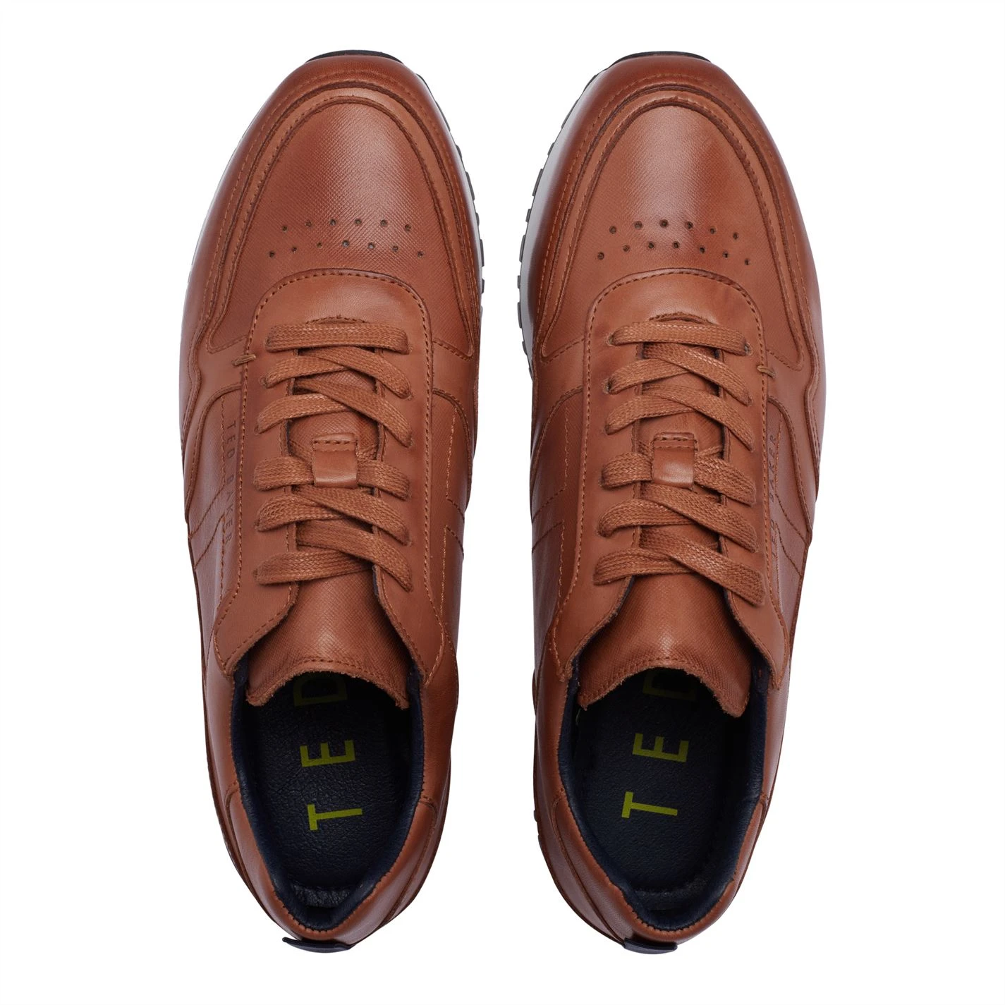 Ted Baker Flowel Court Trainers for Men's Trainers Colour Tan 8 Ted Baker Flowel Court Trainers for Men's Trainers Colour Tan - Image 6