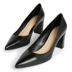 Ted Baker Savana Leather Court Shoes for Heels Colour Black -Outlet Wardrobe Mix Store 23394903 xxl a3