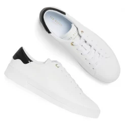 Ted Baker Ted Baker Kimmii Leather Sneaker for Women's Trainers Colour White-blk -Outlet Wardrobe Mix Store 23497101 xxl a3