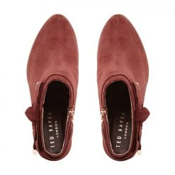 Ted Baker Ted Anaedi Ankle Heeled Boots for Women's Boots Colour Red267 -Outlet Wardrobe Mix Store 23754008 xxl a3
