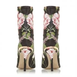 Ted Baker Ted Elzbet Floral Sock Boots for Women's Boots Colour Black27 -Outlet Wardrobe Mix Store 23754203 xxl a2