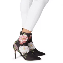 Ted Baker Ted Elzbet Floral Sock Boots for Women's Boots Colour Black27 -Outlet Wardrobe Mix Store 23754203 xxl a5