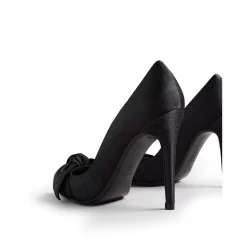 Ted Baker Hyana Moire satin Bow Court Shoes for Heels Colour Black -Outlet Wardrobe Mix Store 23836303 xxl a2