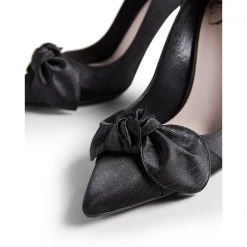 Ted Baker Hyana Moire satin Bow Court Shoes for Heels Colour Black -Outlet Wardrobe Mix Store 23836303 xxl a3
