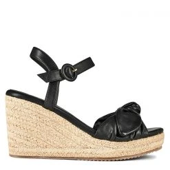 Ted Baker Bryanah Wedge Sandals for Heels Colour Black