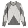 Ted Baker Ted Baker Averbury Dia Crew Sweater for Big & Tall Knitwear Colour Grey -Outlet Wardrobe Mix Store 32054902 xxl