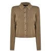 Ted Baker Exton Collared Cardigan for Knitwear Colour Khaki