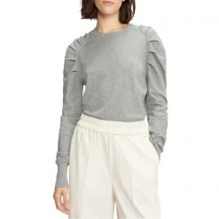 Ted Baker Ted Baker Piyton Pleated Jumper for Knitwear Colour Mid Grey -Outlet Wardrobe Mix Store 32061702 xxl a1