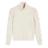 Ted Baker Vvera Cable Knit Jumper for Knitwear Colour White -Outlet Wardrobe Mix Store 32061801 xxl