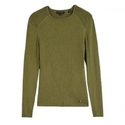 Ted Baker Eeeffii Otto Jumper for Knitwear Colour Khaki