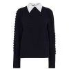 Ted Baker Aledina Jumper for Knitwear Colour Dark Navy 1 Ted Baker Aledina Jumper for Knitwear Colour Dark Navy -Outlet Wardrobe Mix Store 32062218 xxl