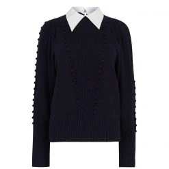 Ted Baker Aledina Jumper for Knitwear Colour Dark Navy