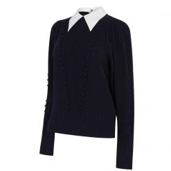 Ted Baker Aledina Jumper for Knitwear Colour Dark Navy 13 Ted Baker Aledina Jumper for Knitwear Colour Dark Navy -Outlet Wardrobe Mix Store 32062218 xxl a11