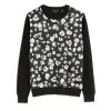 Ted Baker Chalia Woven Front Print Jumper for Knitwear Colour Black