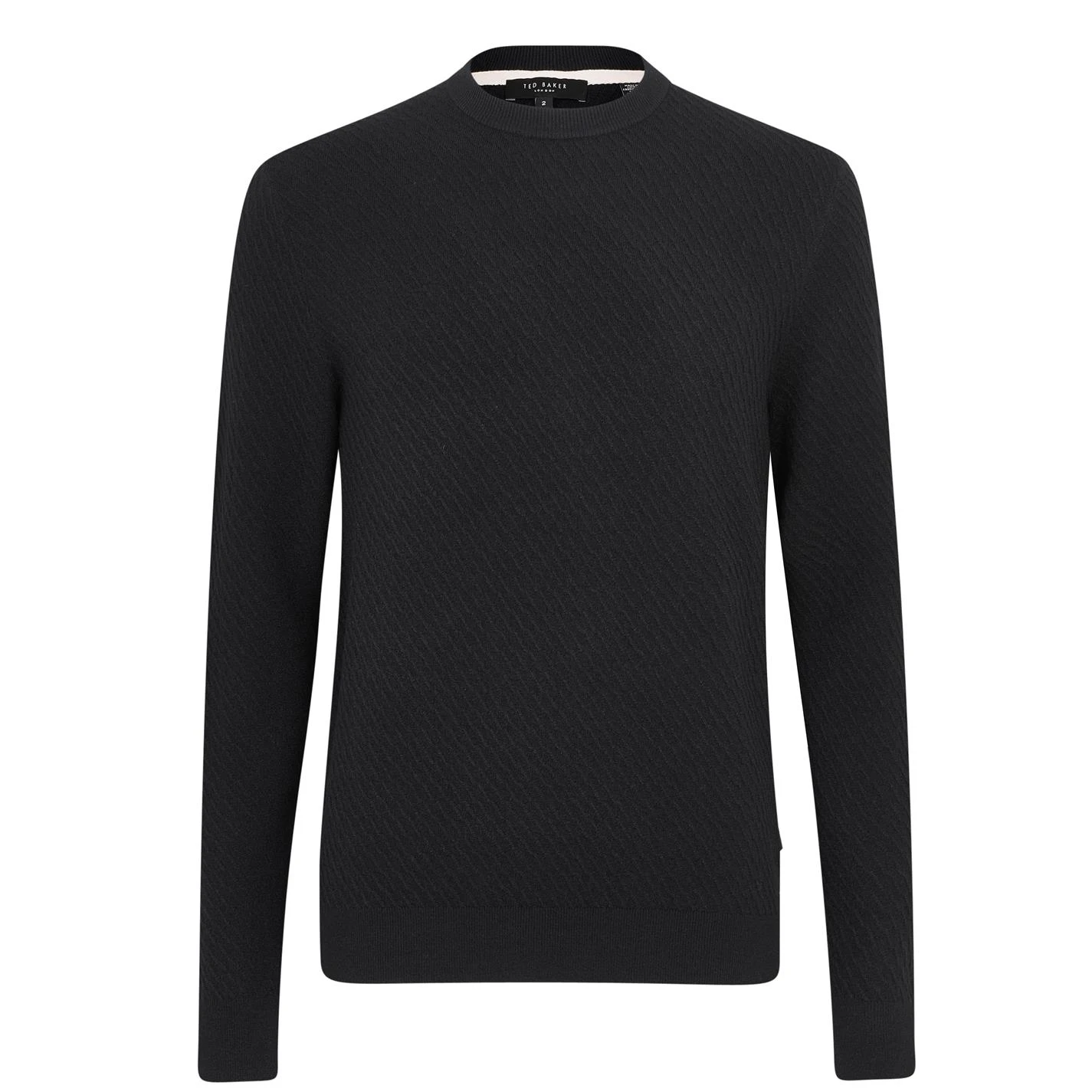 Ted Baker Knares Textured Jumper for Knitwear Colour Navy 3 Ted Baker Knares Textured Jumper for Knitwear Colour Navy