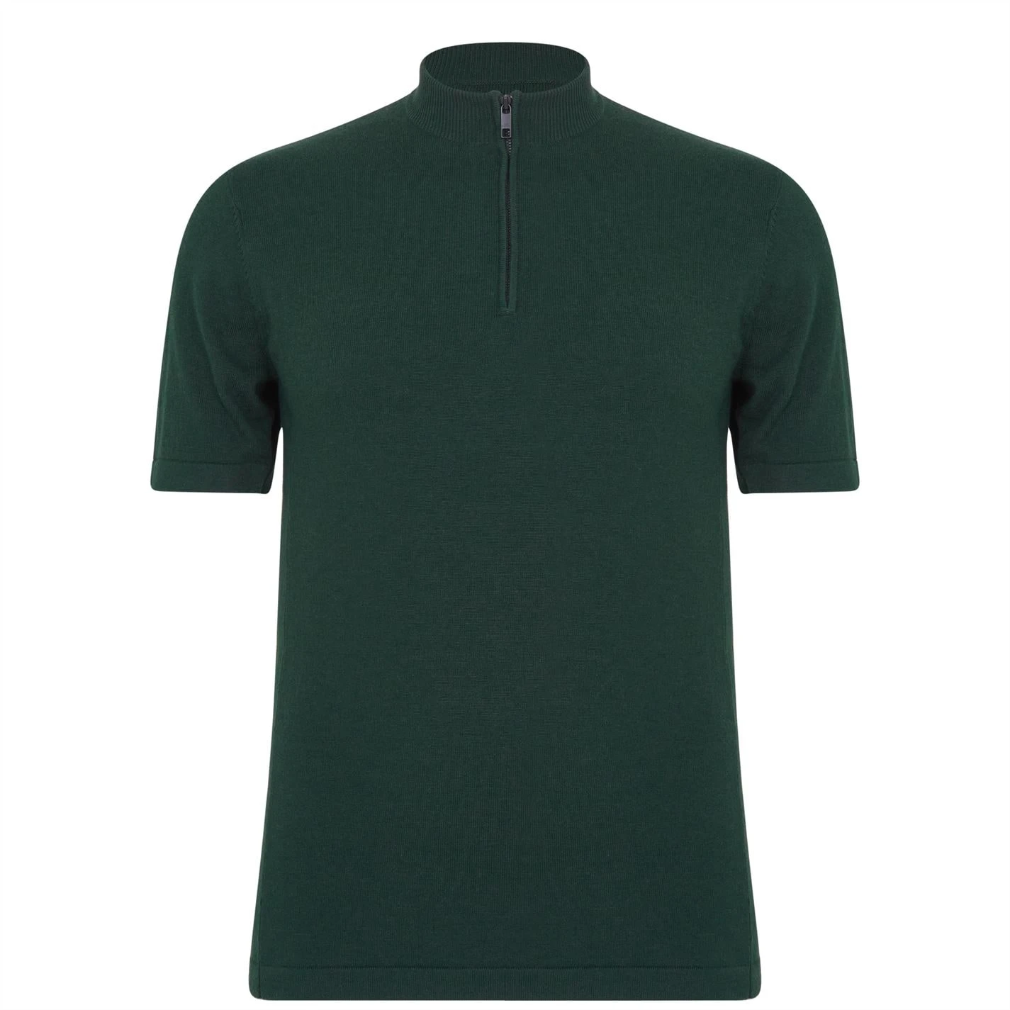 TED BAKER Kushon Knit Polo Top for Knitwear Colour Dark Green 3 TED BAKER Kushon Knit Polo Top for Knitwear Colour Dark Green