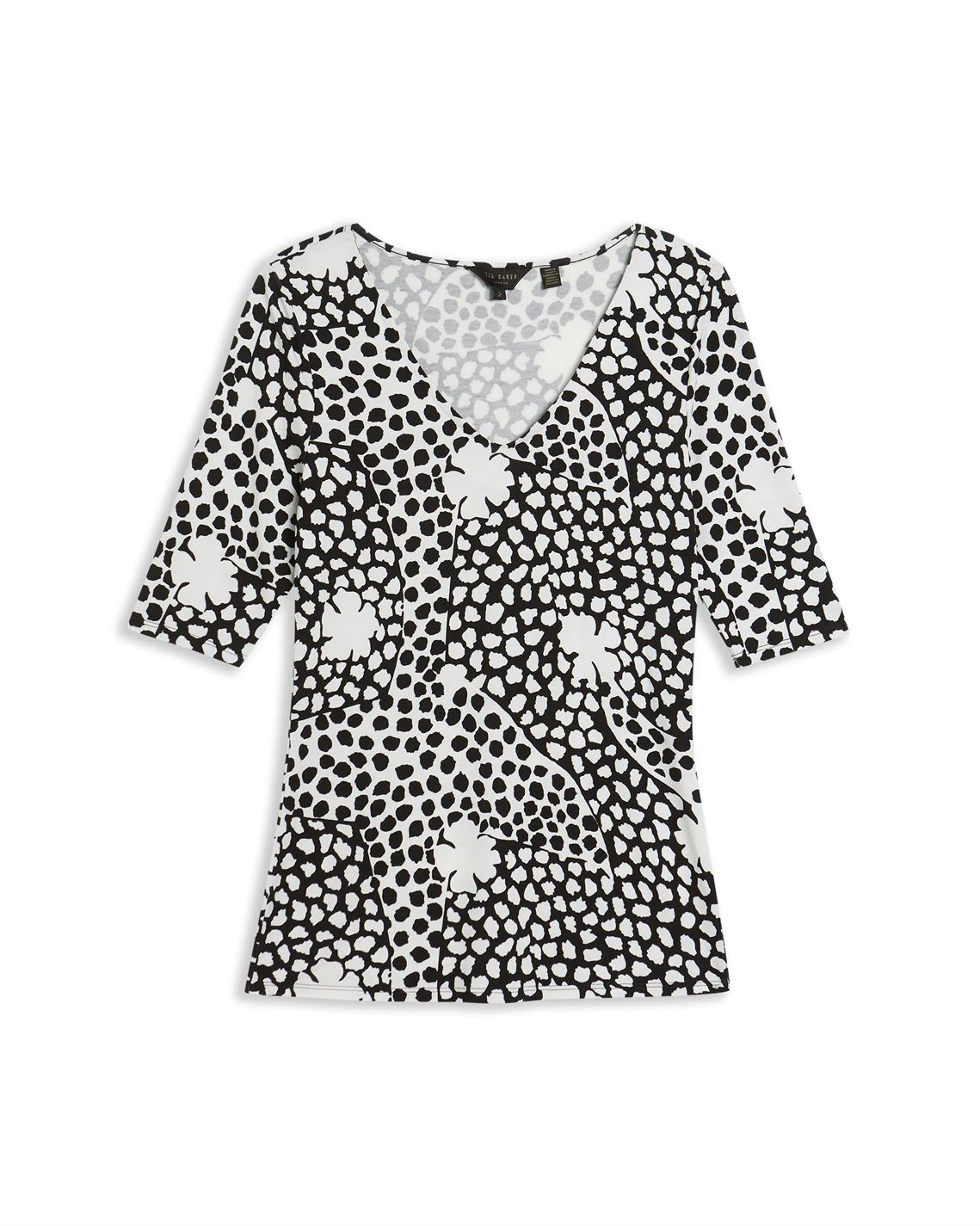 Ted Baker Lucyz T-shirt for Tops Colour Black 3 Ted Baker Lucyz T-shirt for Tops Colour Black