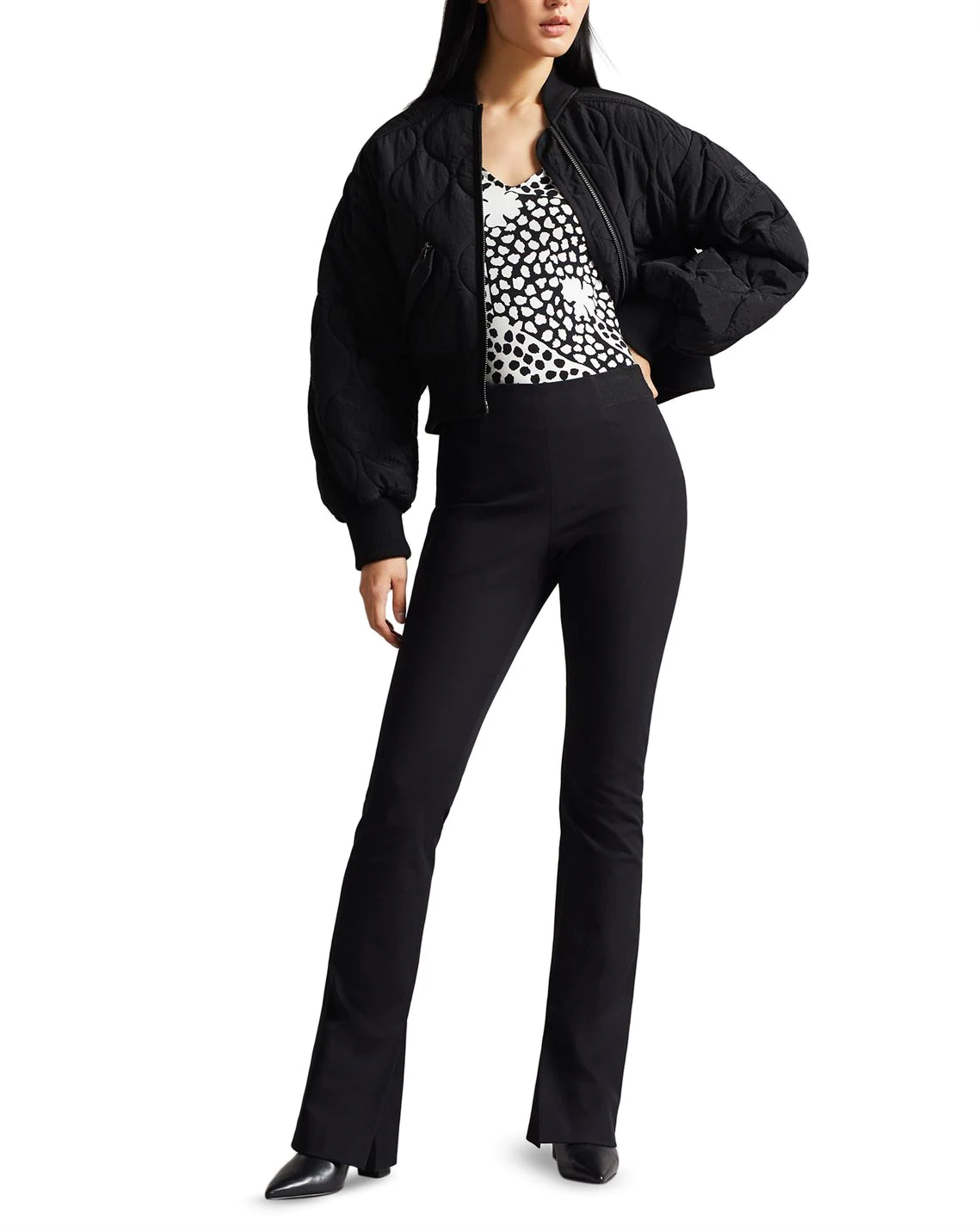 Ted Baker Lucyz T-shirt for Tops Colour Black 4 Ted Baker Lucyz T-shirt for Tops Colour Black - Image 2