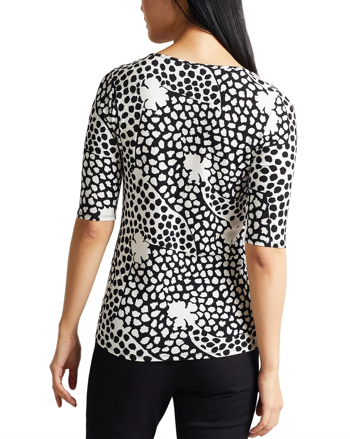 Ted Baker Lucyz T-shirt for Tops Colour Black 5 Ted Baker Lucyz T-shirt for Tops Colour Black - Image 3