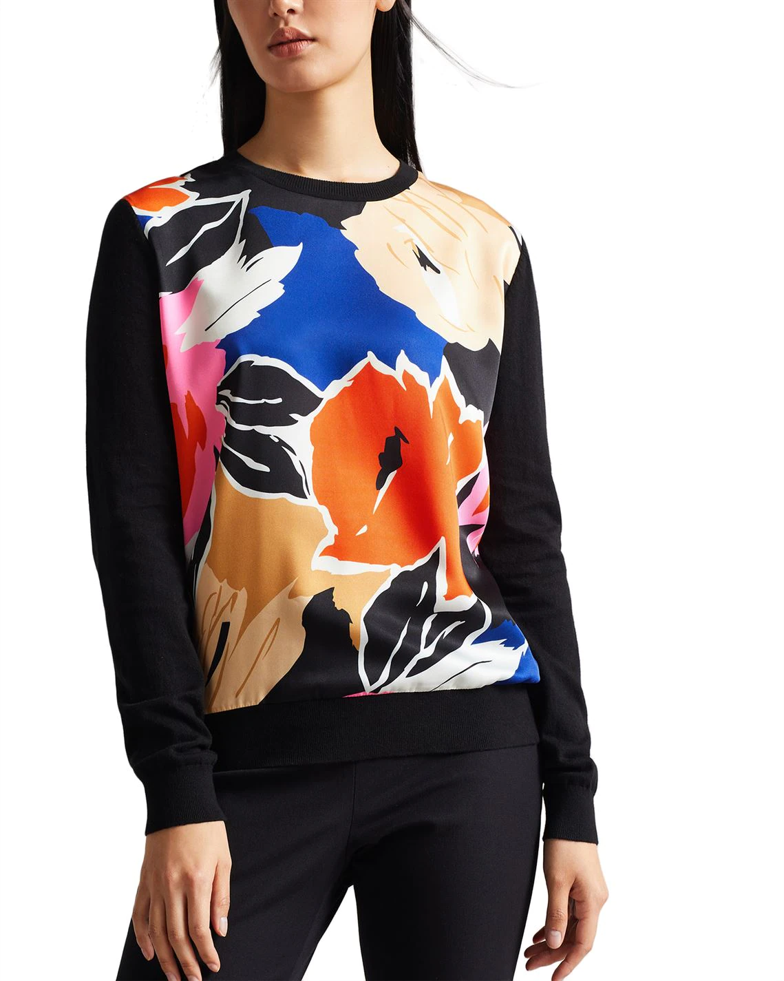 Ted Baker Payzlee Jumper for Knitwear Colour Black 6 Ted Baker Payzlee Jumper for Knitwear Colour Black - Image 4