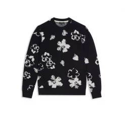 Ted Baker Sandsen Floral Sweatshirt for Knitwear Colour Dark Navy
