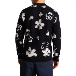 Ted Baker Sandsen Floral Sweatshirt for Knitwear Colour Dark Navy -Outlet Wardrobe Mix Store 32124118 xxl a2