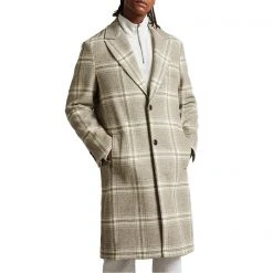 Ted Baker Ogle Check Coat for Coats & Jackets Colour Taupe -Outlet Wardrobe Mix Store 32124305 xxl a3