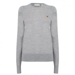Ted Baker Averill Knit Jumper for Tops Colour Grey-Marl