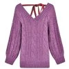 Ted Baker Gaiaa Bobble Jumper for Knitwear Colour Lilac 1 Ted Baker Gaiaa Bobble Jumper for Knitwear Colour Lilac -Outlet Wardrobe Mix Store 32200724 xxl