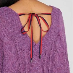 Ted Baker Gaiaa Bobble Jumper for Knitwear Colour Lilac -Outlet Wardrobe Mix Store 32200724 xxl a3