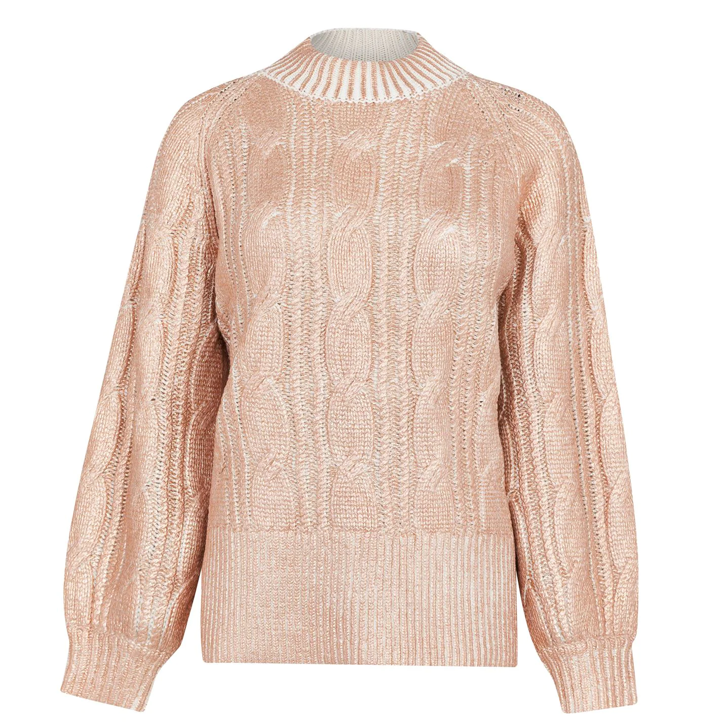 Ted Baker Sidonyy Cable Knit Jumper for Knitwear Colour Pink 3 Ted Baker Sidonyy Cable Knit Jumper for Knitwear Colour Pink