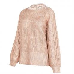 Ted Baker Sidonyy Cable Knit Jumper for Knitwear Colour Pink 7 Ted Baker Sidonyy Cable Knit Jumper for Knitwear Colour Pink -Outlet Wardrobe Mix Store 32200906 xxl a11