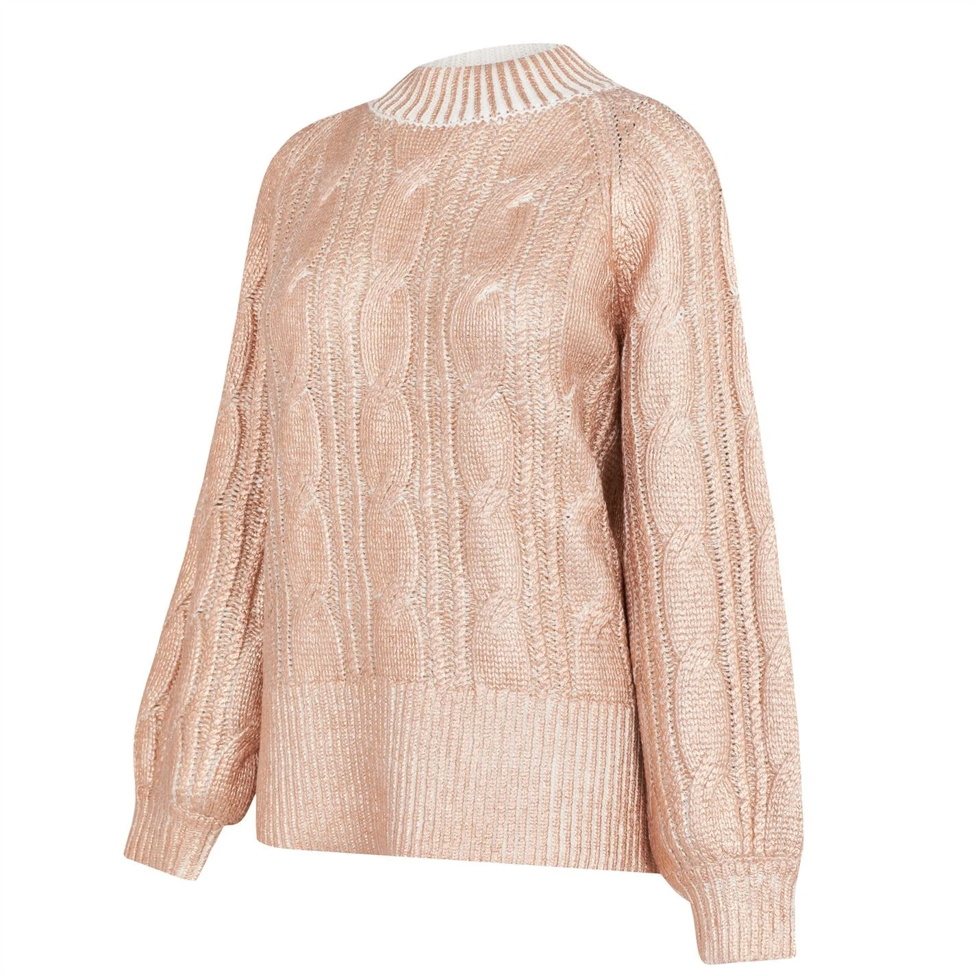 Ted Baker Sidonyy Cable Knit Jumper for Knitwear Colour Pink 5 Ted Baker Sidonyy Cable Knit Jumper for Knitwear Colour Pink - Image 3
