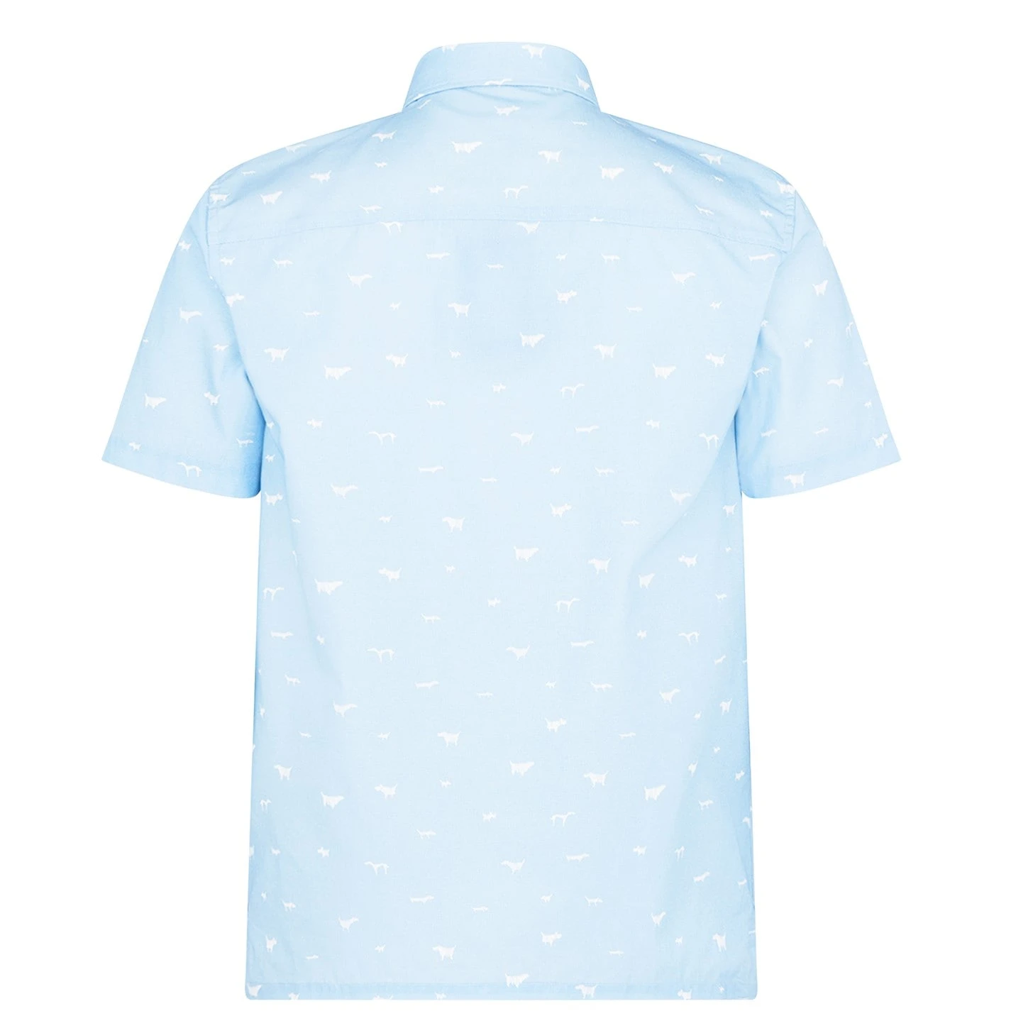 Ted Baker Ted Baker Prusa Short Sleeve Shirt Mens for Casual Shirts Colour Lt-Blue 7 Ted Baker Ted Baker Prusa Short Sleeve Shirt Mens for Casual Shirts Colour Lt-Blue - Image 5