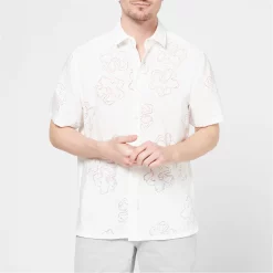 Ted Baker Guilio Shirt for Casual Shirts Colour White 8 Ted Baker Guilio Shirt for Casual Shirts Colour White -Outlet Wardrobe Mix Store 32263001 xxl a1