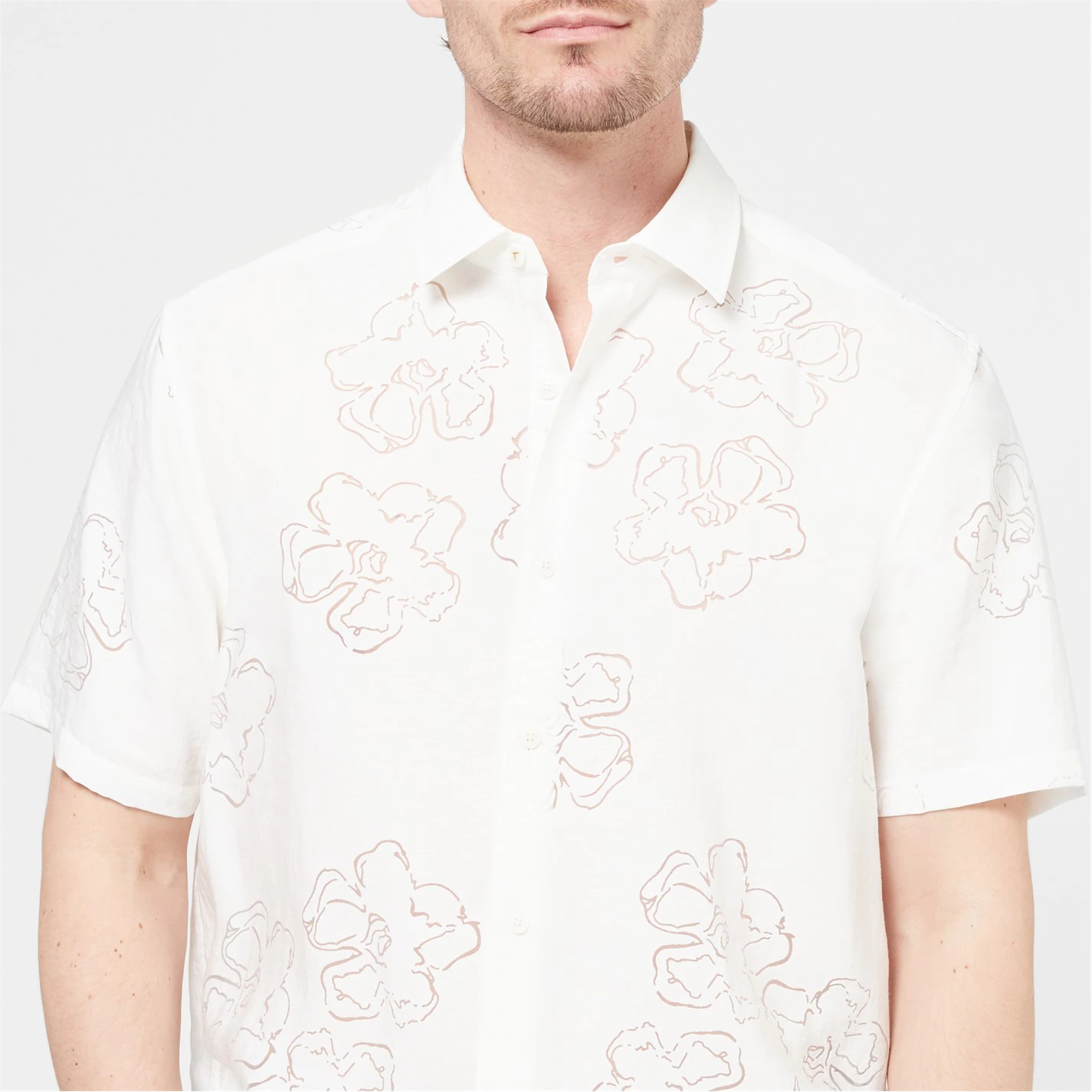 Ted Baker Guilio Shirt for Casual Shirts Colour White 6 Ted Baker Guilio Shirt for Casual Shirts Colour White - Image 4