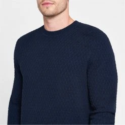 Ted Baker Woolf Jumper for Knitwear Colour Navy 10 Ted Baker Woolf Jumper for Knitwear Colour Navy -Outlet Wardrobe Mix Store 32263318 xxl a3
