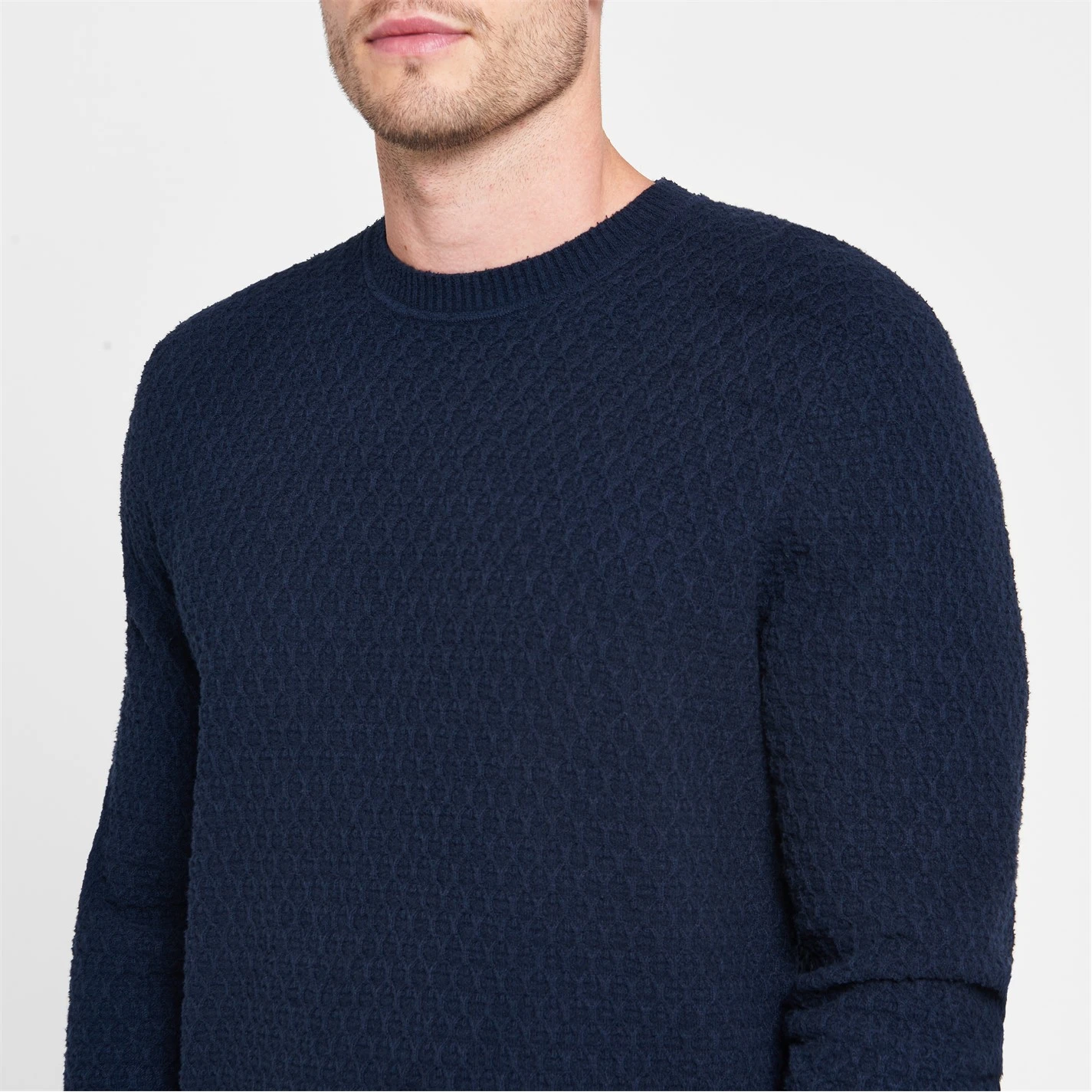 Ted Baker Woolf Jumper for Knitwear Colour Navy 6 Ted Baker Woolf Jumper for Knitwear Colour Navy - Image 4