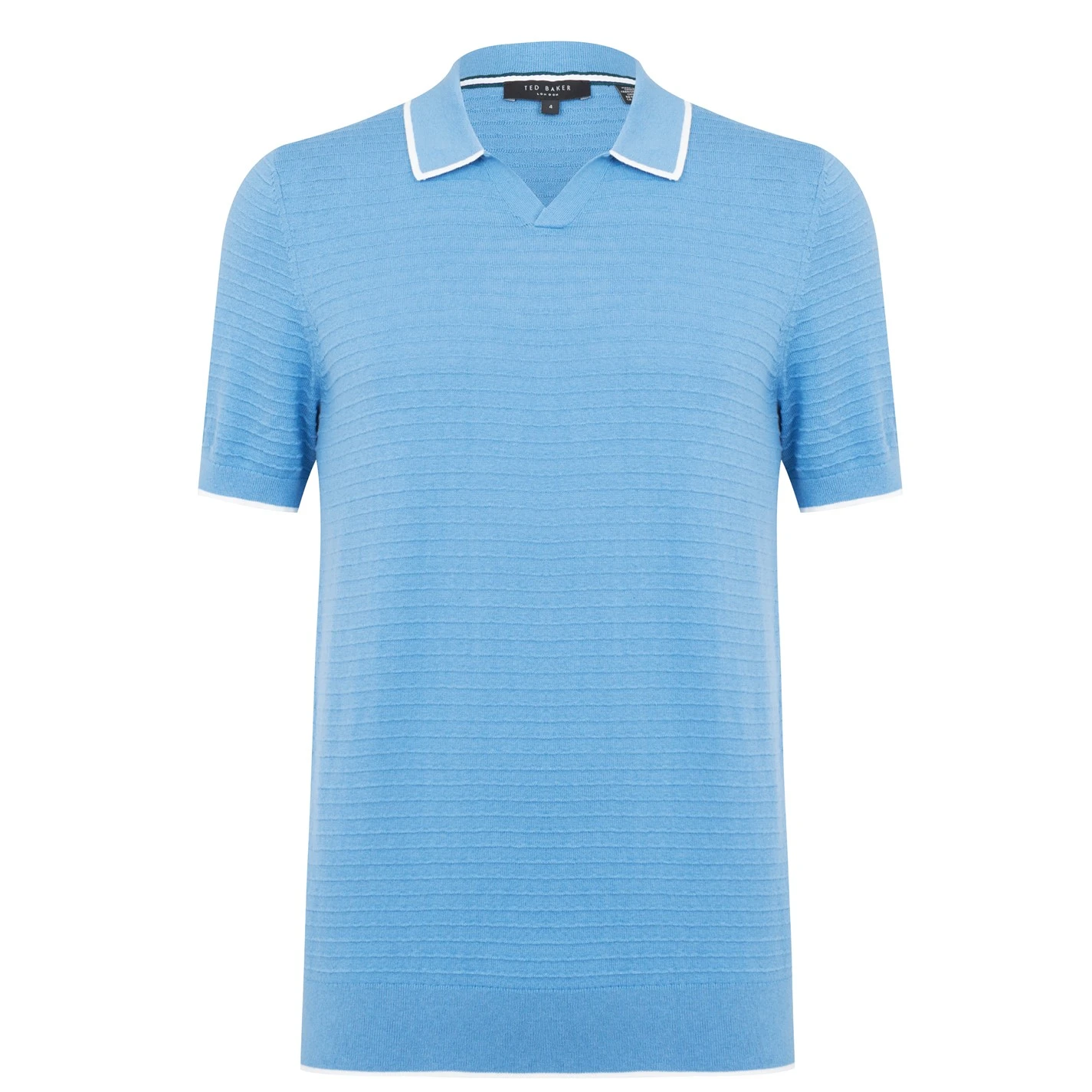 Ted Baker Durdle Text Polo Shirt for Polo Shirts Colour Sky Blue 3 Ted Baker Durdle Text Polo Shirt for Polo Shirts Colour Sky Blue