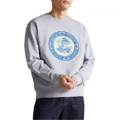 Ted Baker Elbe Sweatshirt for T-Shirts Colour Grey Marl -Outlet Wardrobe Mix Store 32358902 xxl a3