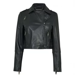 Ted Baker Ssalli Leather Jacket for Coats & Jackets Colour Black