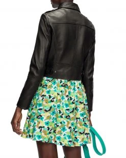 Ted Baker Ssalli Leather Jacket for Coats & Jackets Colour Black -Outlet Wardrobe Mix Store 32367803 xxl a2