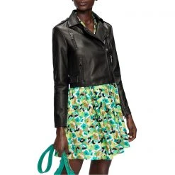 Ted Baker Ssalli Leather Jacket for Coats & Jackets Colour Black -Outlet Wardrobe Mix Store 32367803 xxl a3