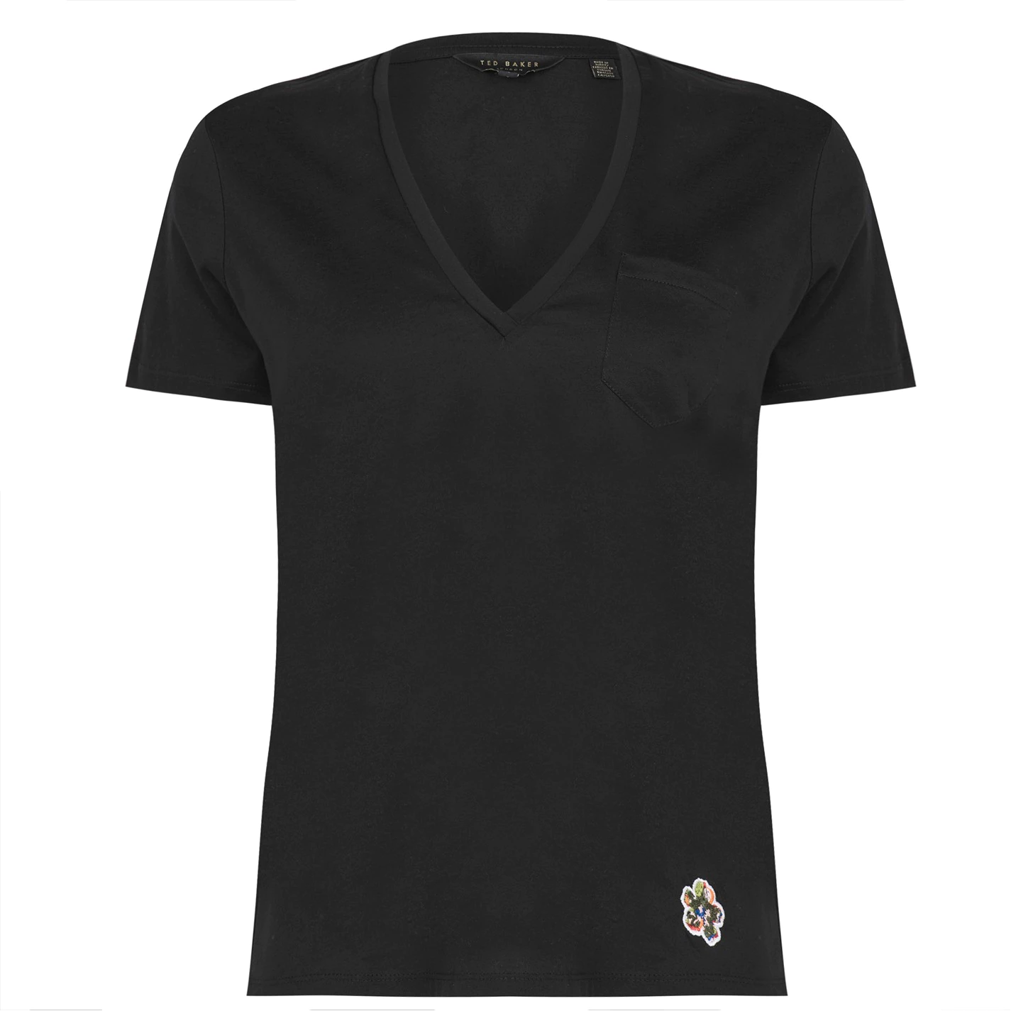 Ted Baker Lovage T Shirt for Tops Colour Black 3 Ted Baker Lovage T Shirt for Tops Colour Black