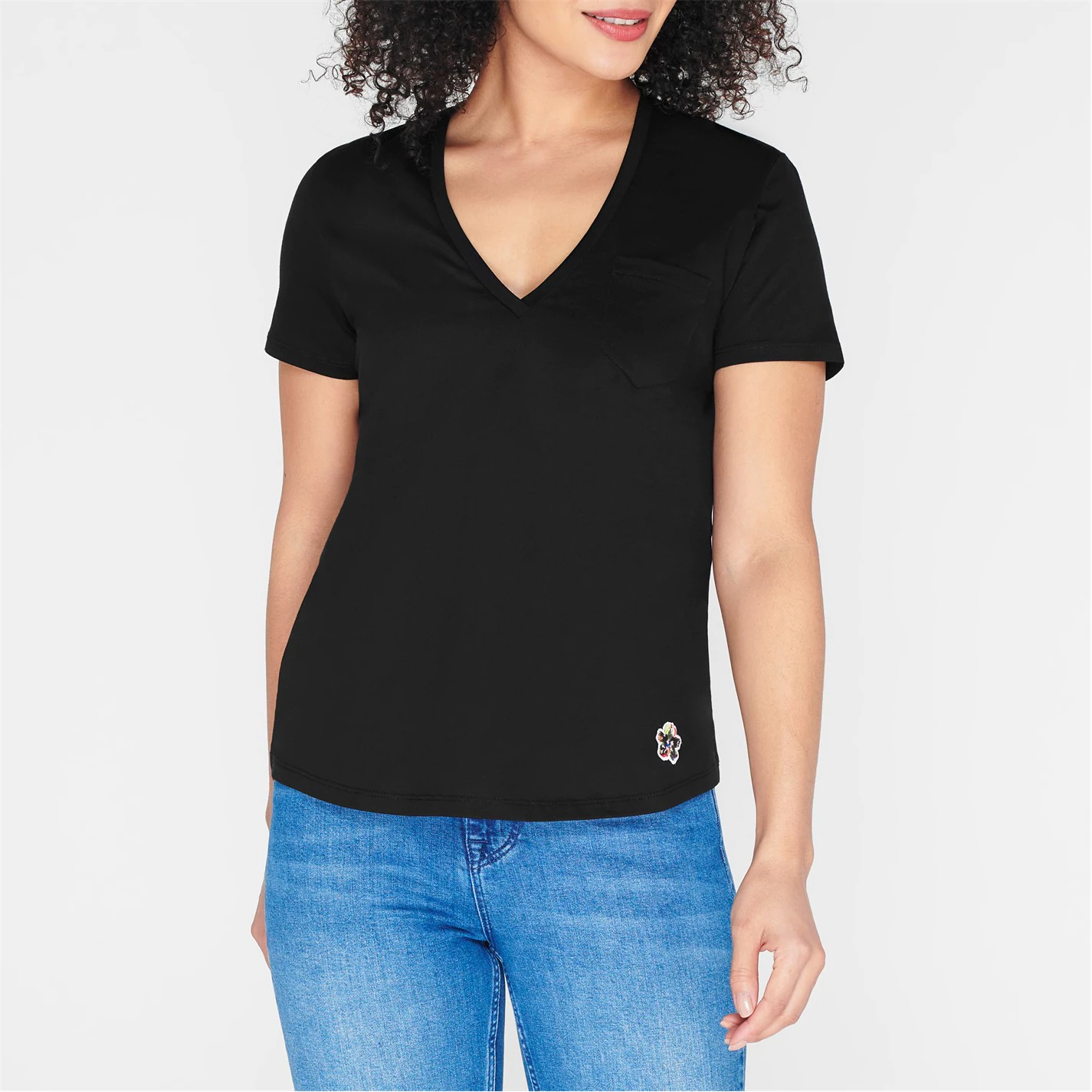 Ted Baker Lovage T Shirt for Tops Colour Black 4 Ted Baker Lovage T Shirt for Tops Colour Black - Image 2
