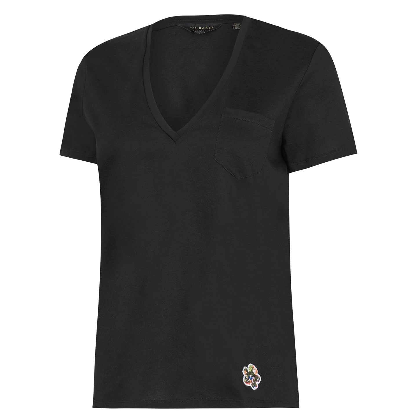 Ted Baker Lovage T Shirt for Tops Colour Black 8 Ted Baker Lovage T Shirt for Tops Colour Black - Image 6