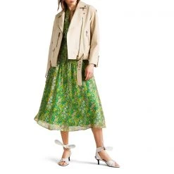 Ted Baker Valerii Leather Jacket for Coats & Jackets Colour Ivory -Outlet Wardrobe Mix Store 32368901 xxl a1