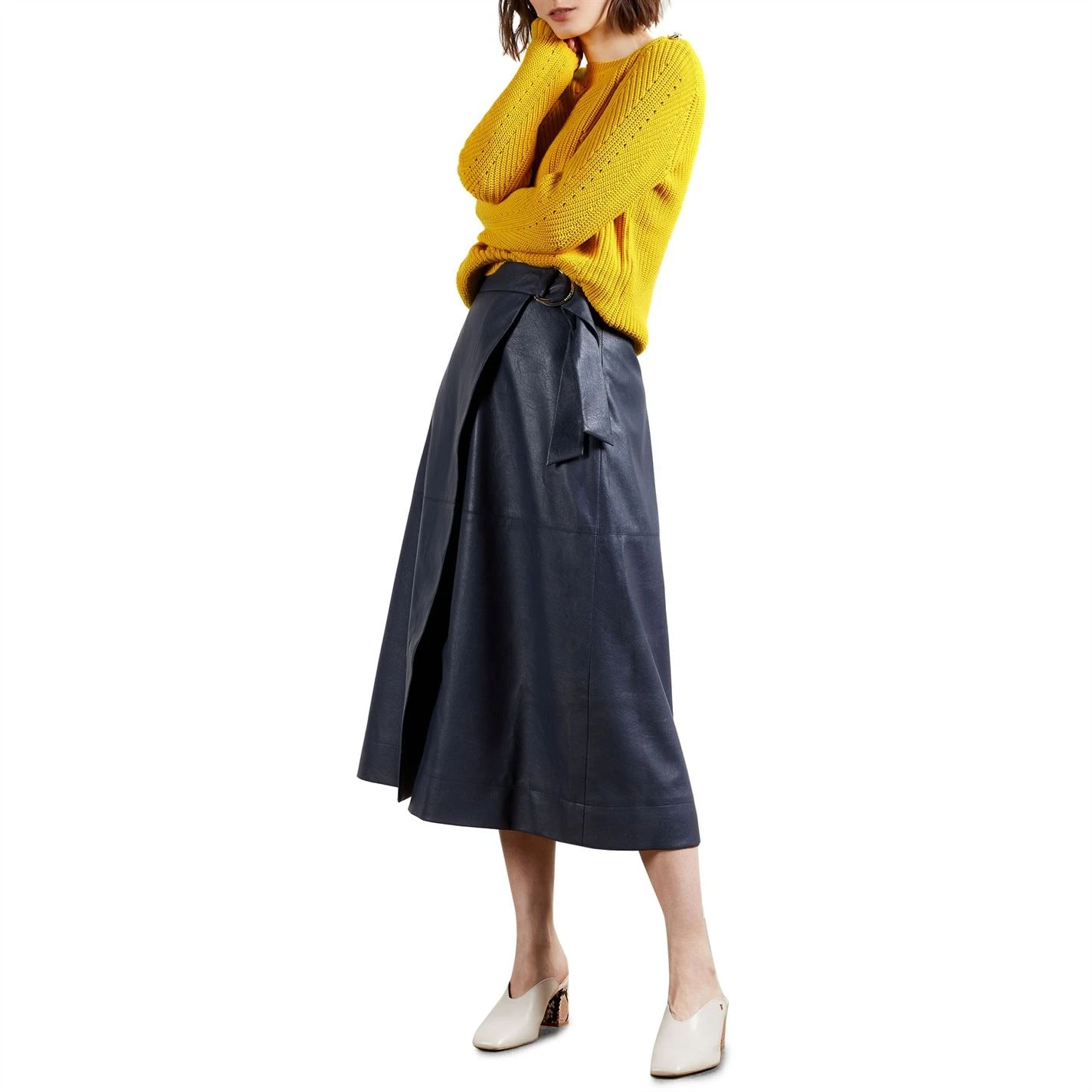 Ted Baker Hendrik Jumper for Knitwear Colour Yellow 6 Ted Baker Hendrik Jumper for Knitwear Colour Yellow - Image 4