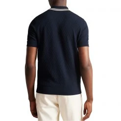 Ted Baker Ted Baker Brooch Knit Polo Shirt Mens for Polo Shirts Colour Navy 10 Ted Baker Ted Baker Brooch Knit Polo Shirt Mens for Polo Shirts Colour Navy -Outlet Wardrobe Mix Store 32459818 xxl a3