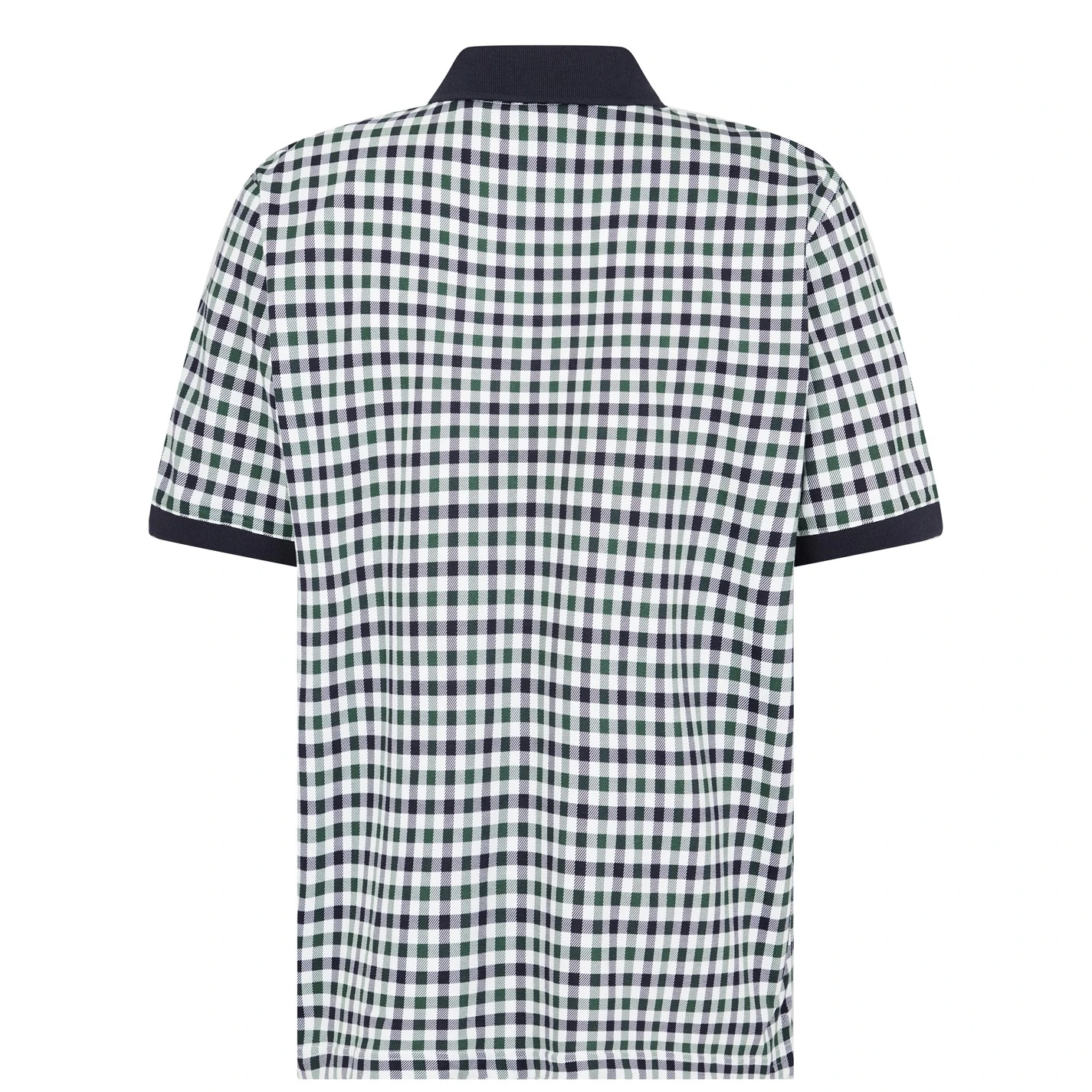 Ted Baker Bowie Check Polo Shirt for Polo Shirts Colour Navy 4 Ted Baker Bowie Check Polo Shirt for Polo Shirts Colour Navy - Image 2